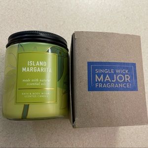 NWT Bath & Body Works Single Wick Candle ISLAND MARGARITA